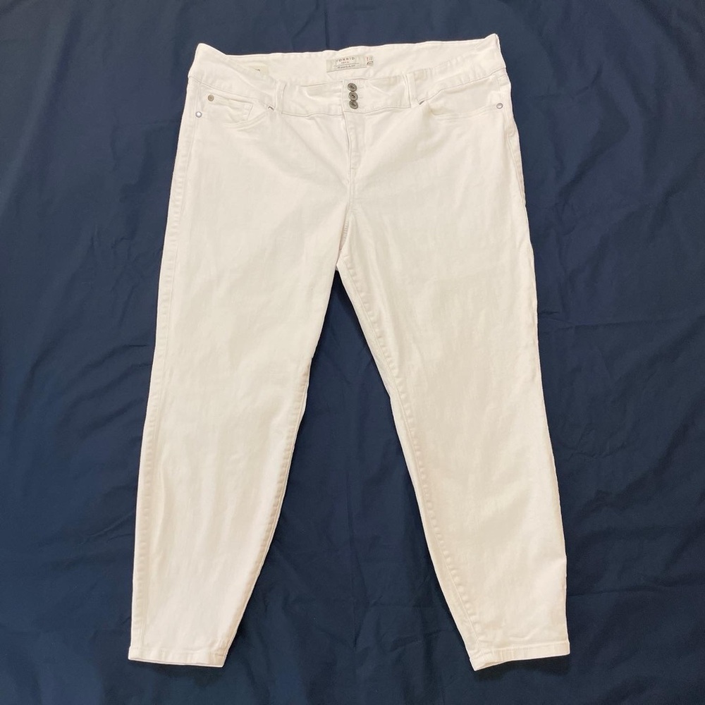 Torrid White Denim Jeggings